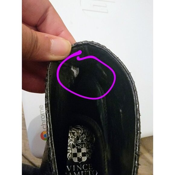 Vince Camuto Black Stilleto Booties Size 8 US - Picture 6 of 7